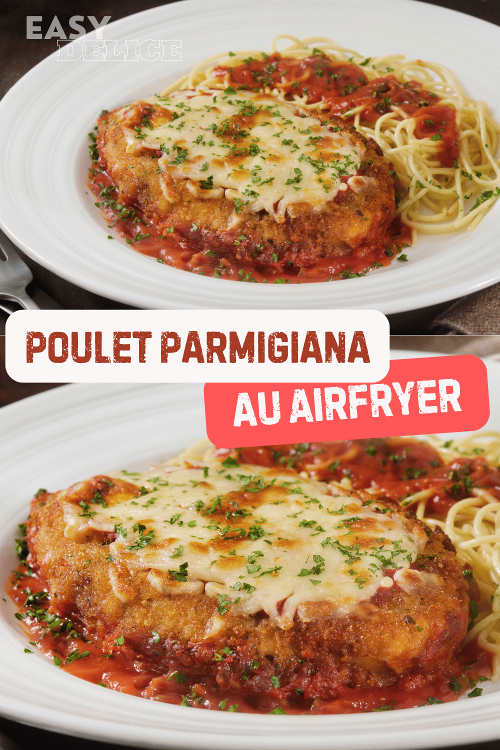 Poulet Parmigiana à l'Air Fryer