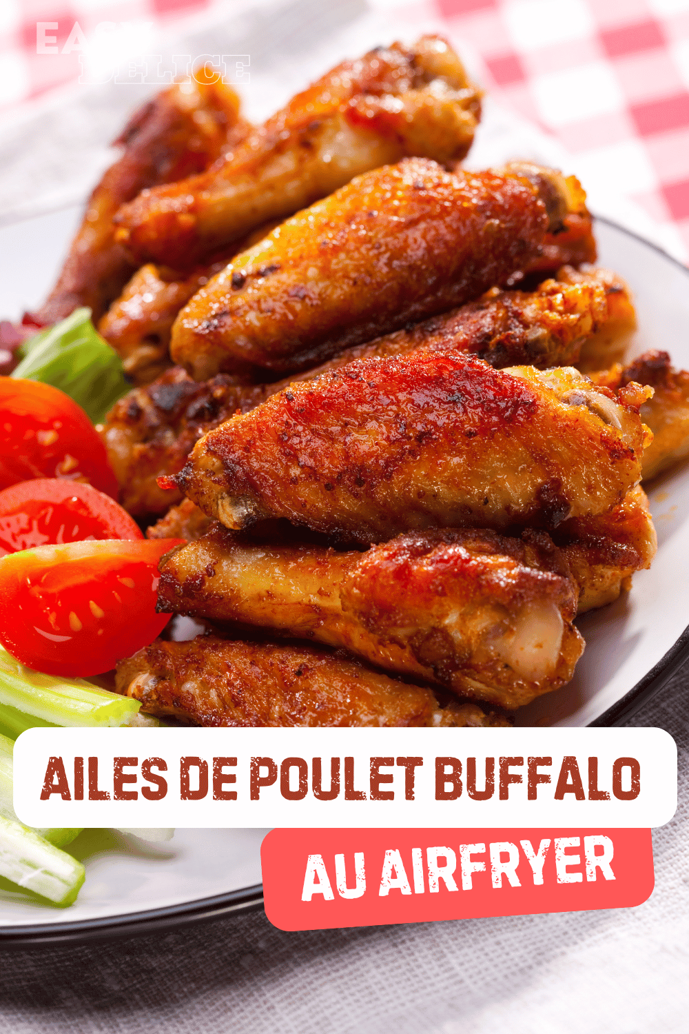 Ailes de Poulet Buffalo à l'Air Fryer