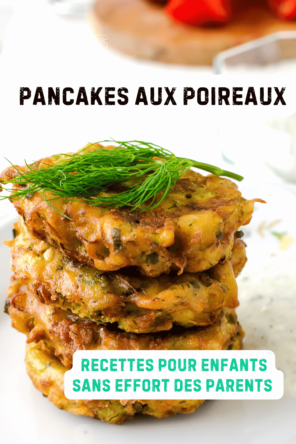 Pancakes aux Poireaux