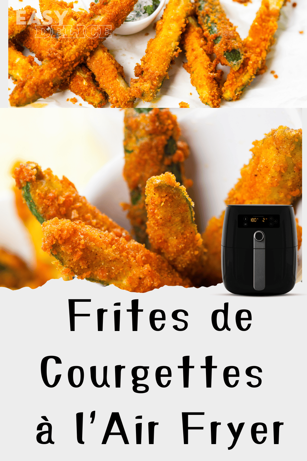 Frites de Courgettes à l'Air Fryer