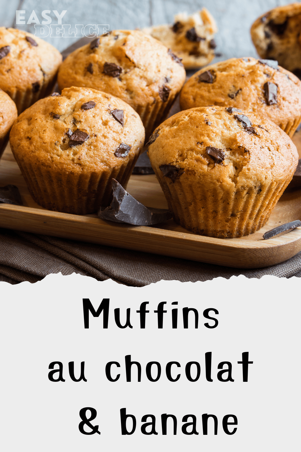 Recette de Muffins Gourmands au Chocolat et à la Banane