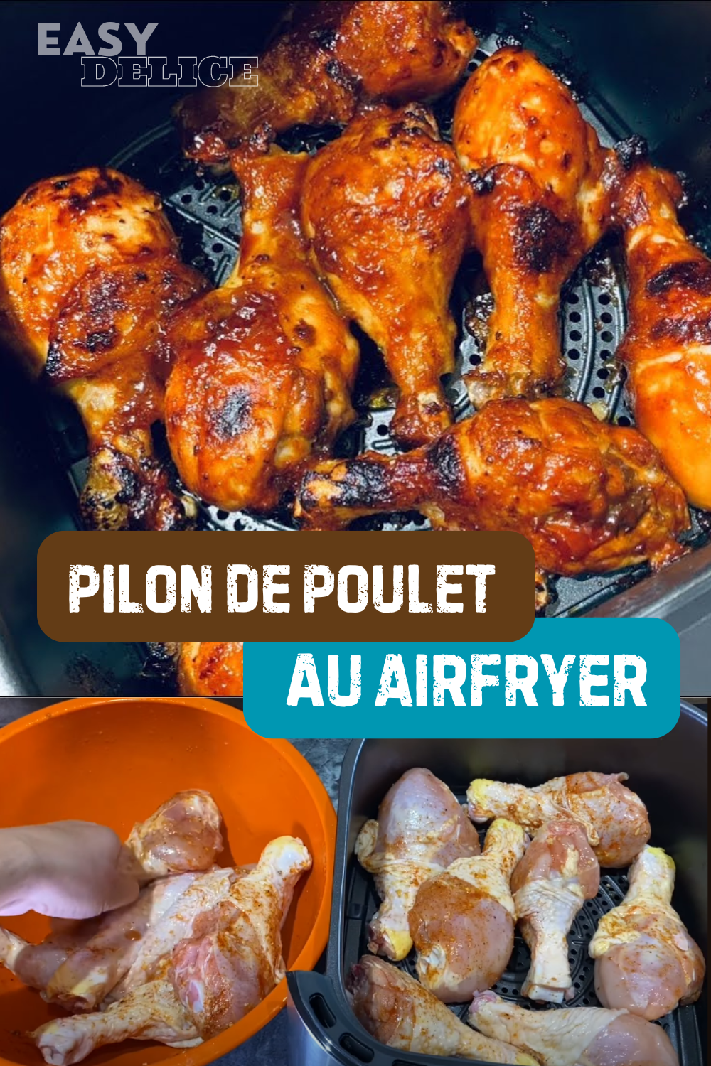 Pilon de Poulet au Airfryer