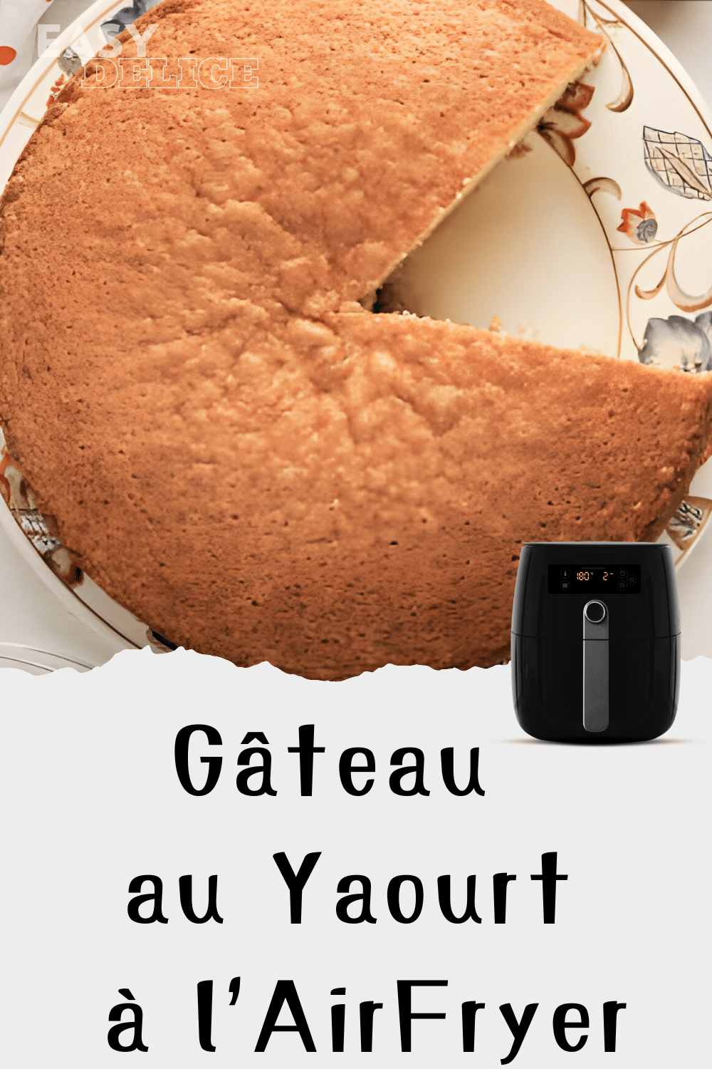 Recette de Gâteau au Yaourt à l'Air Fryer