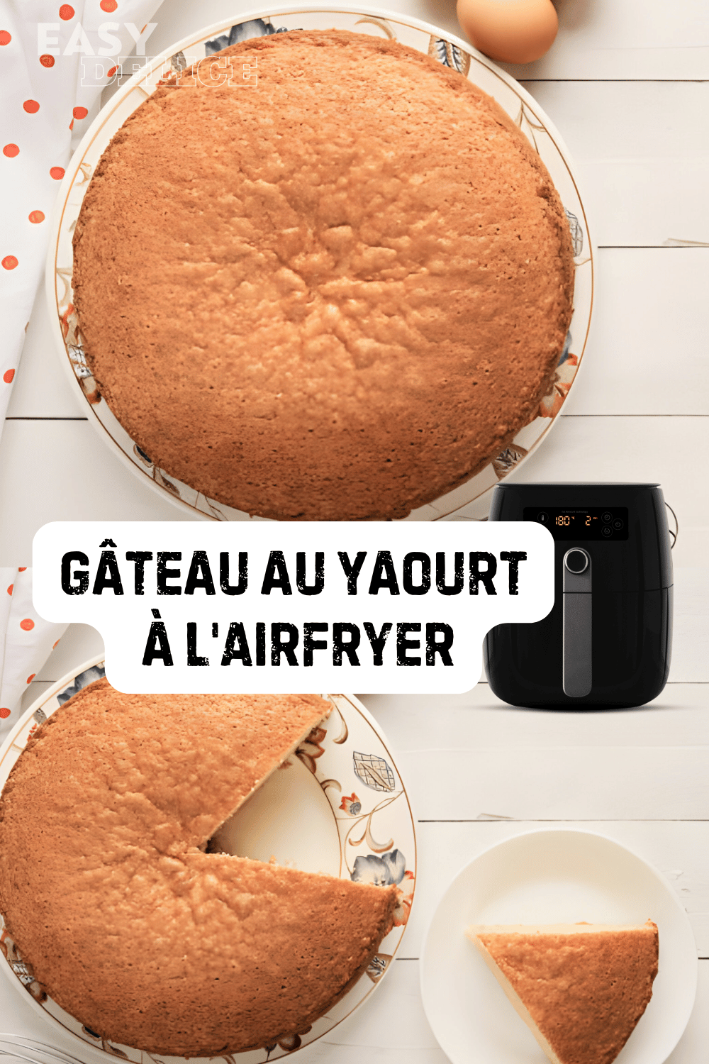 Recette de Gâteau au Yaourt à l'Air Fryer