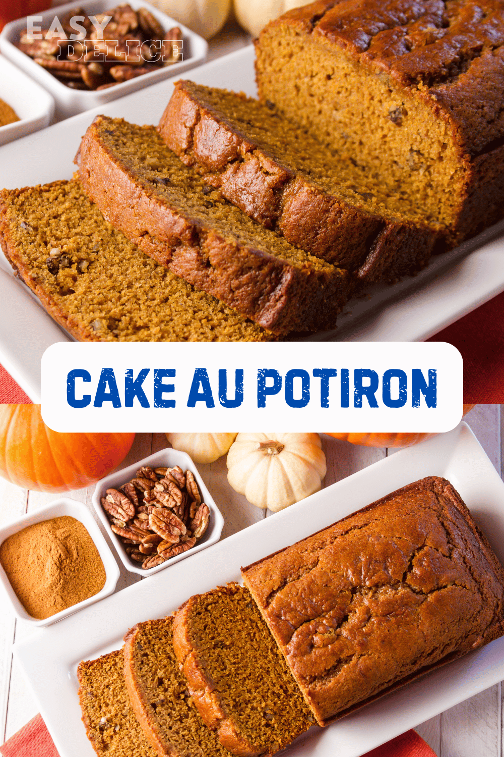 Recette de Cake au Potiron, Épices, Noix et Raisins Secs