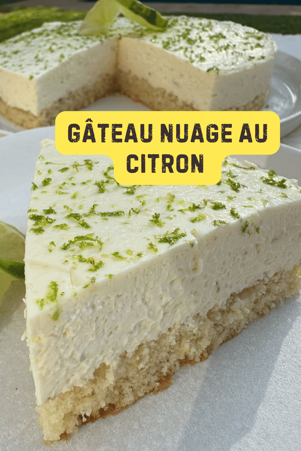 Gâteau Nuage au Citron