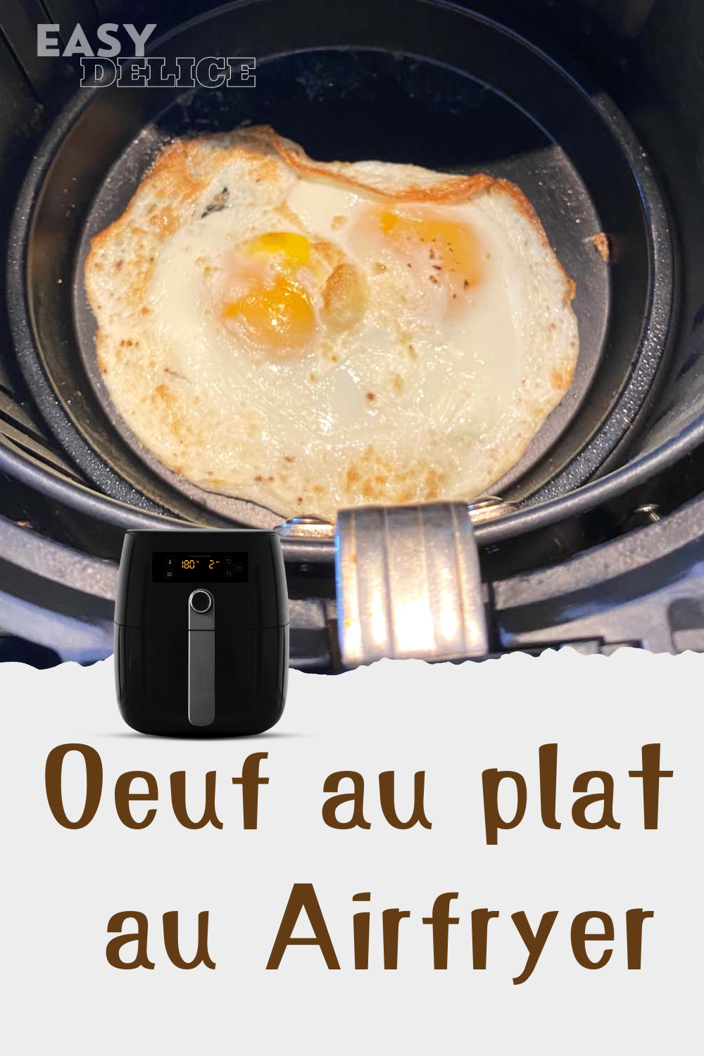 Oeuf au plat au Airfryer