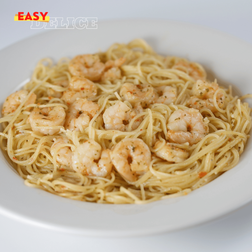 Recette de Scampi aux Crevettes avec Pâtes