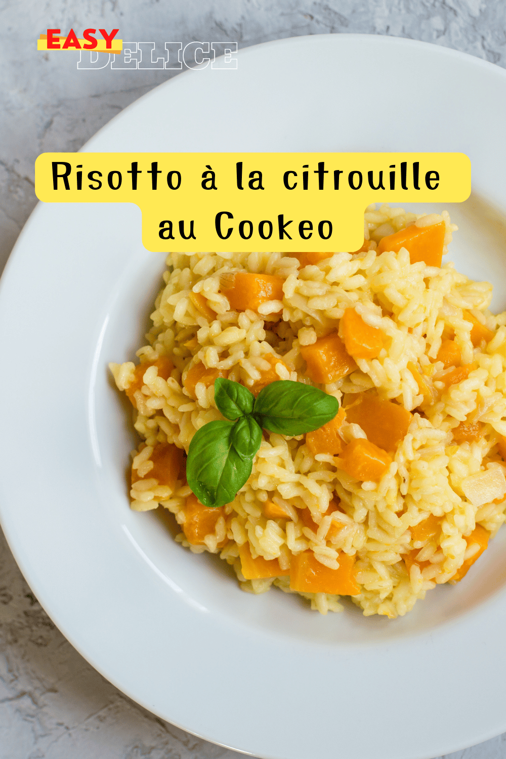 Risotto à la citrouille au Cookeo