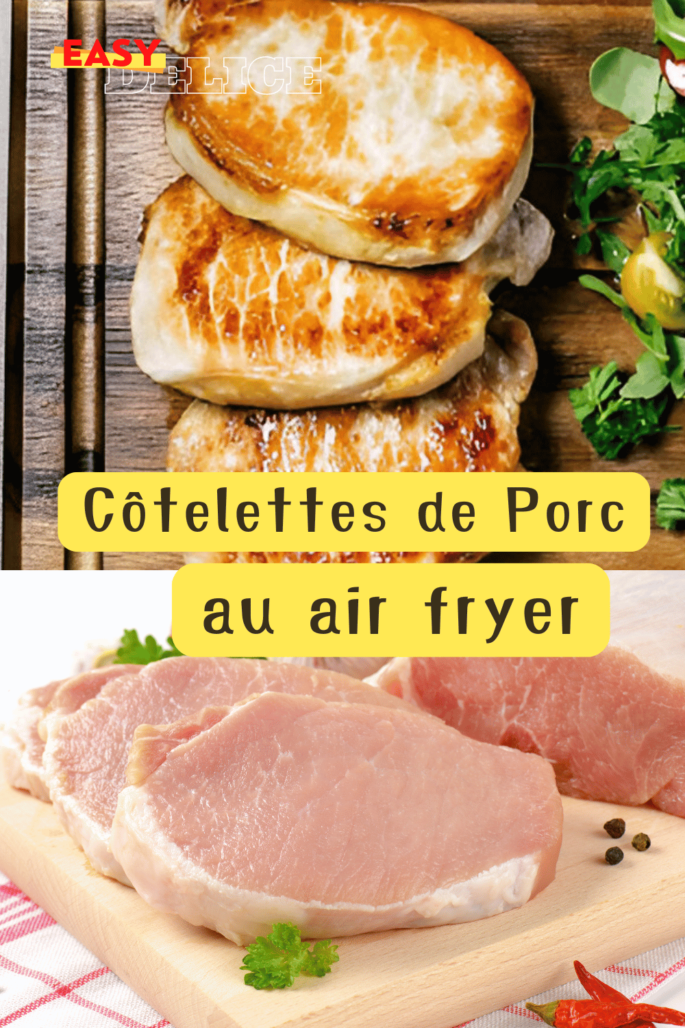 Côtelettes de Porc au Air Fryer