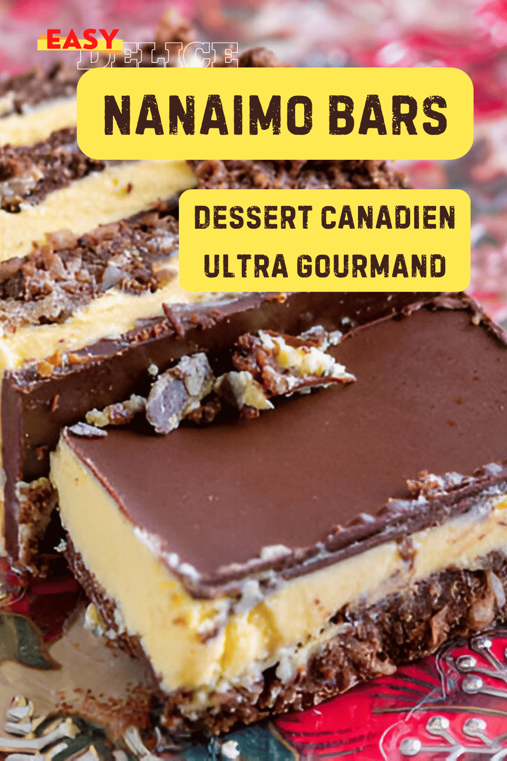 Recette Nanaimo Bars