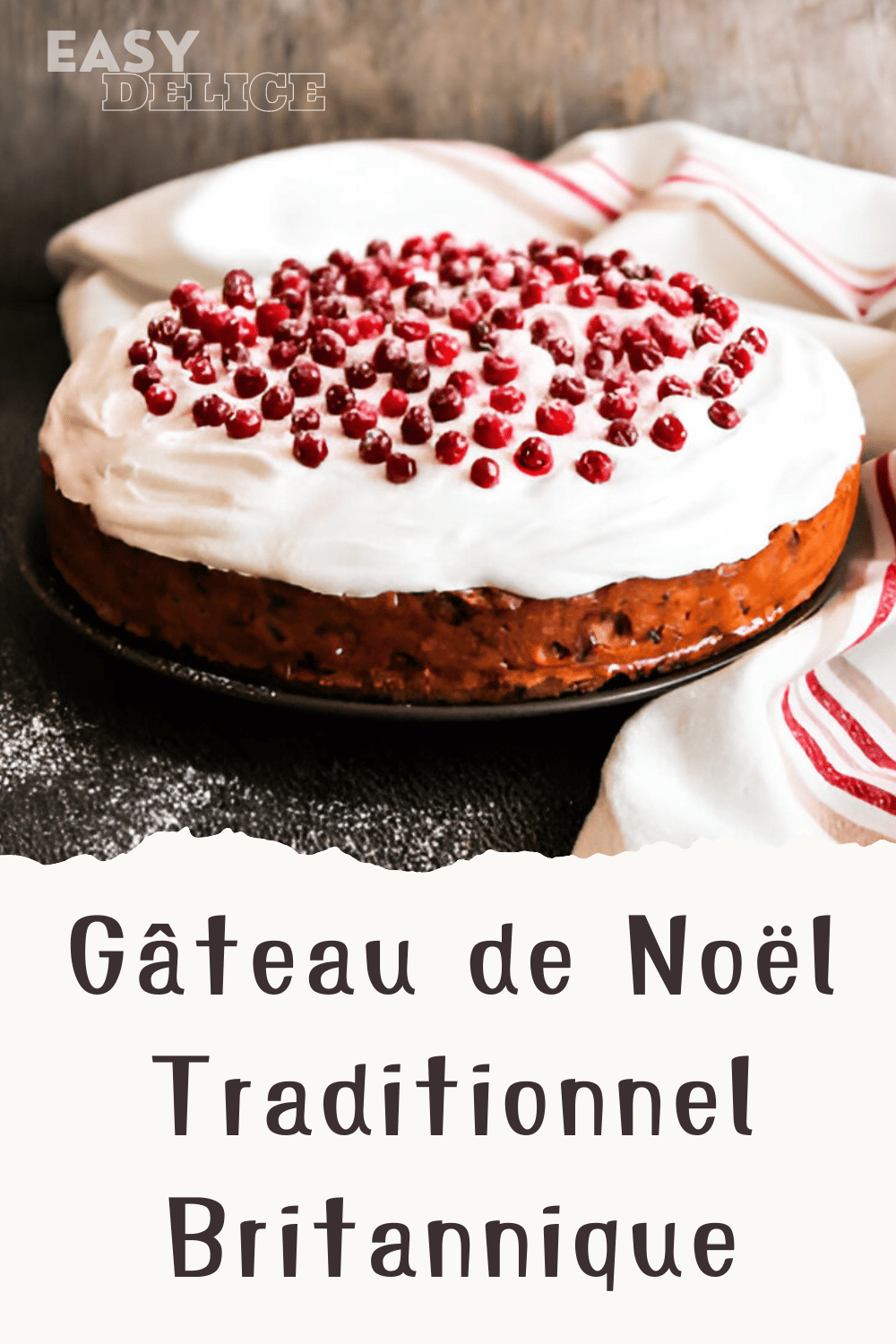 Gâteau de Noël Traditionnel Britannique