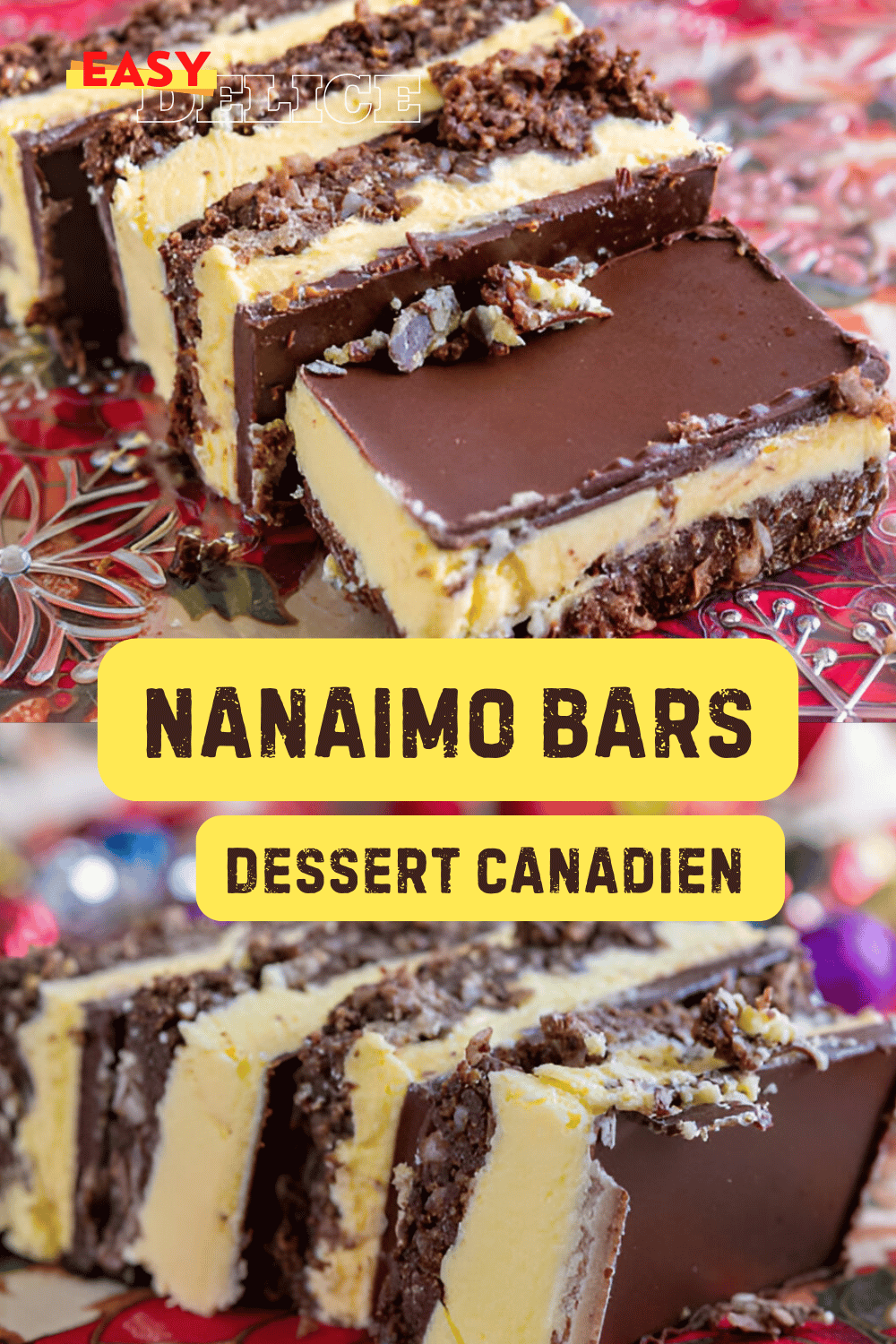 Recette Nanaimo Bars