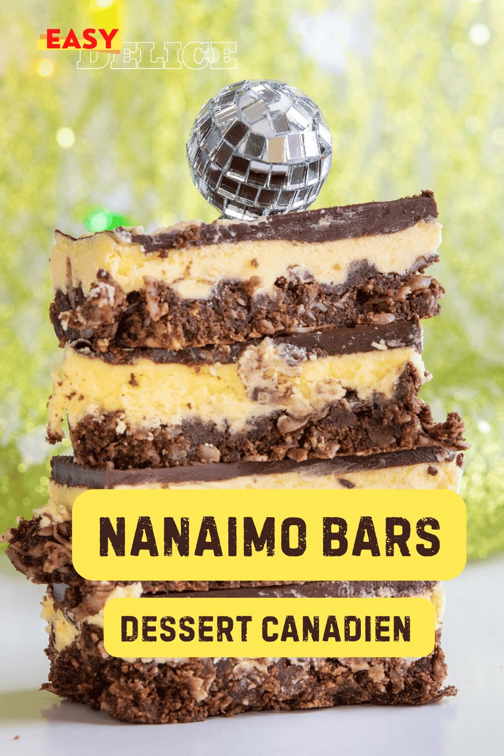 Recette Nanaimo Bars