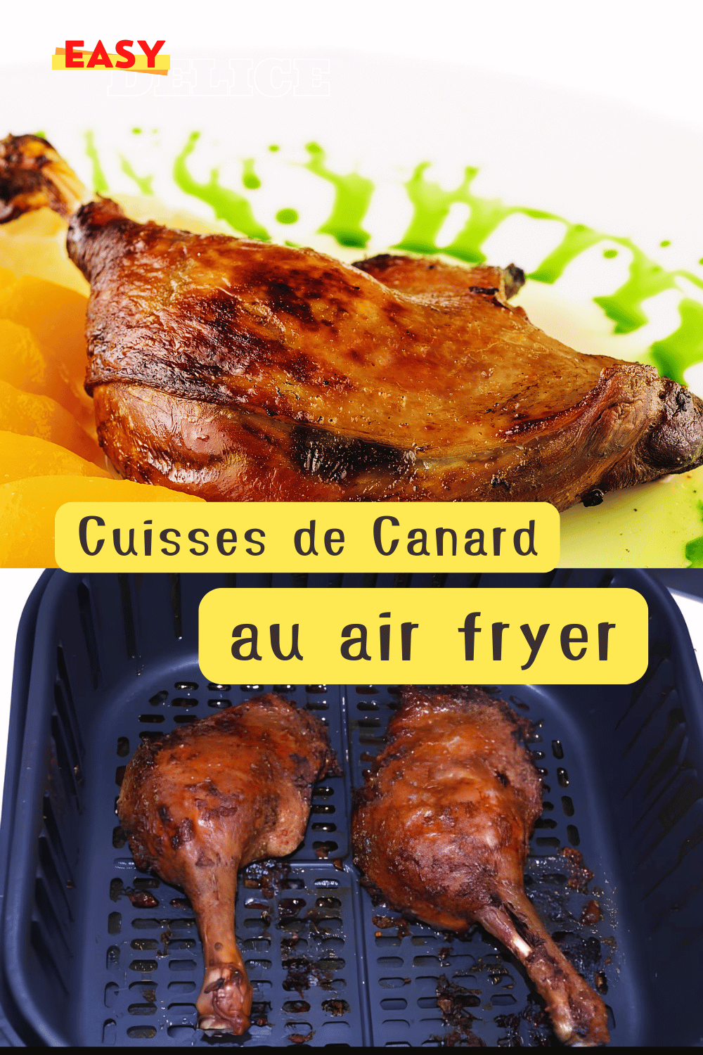 Cuisses de Canard à la Friteuse à Air
