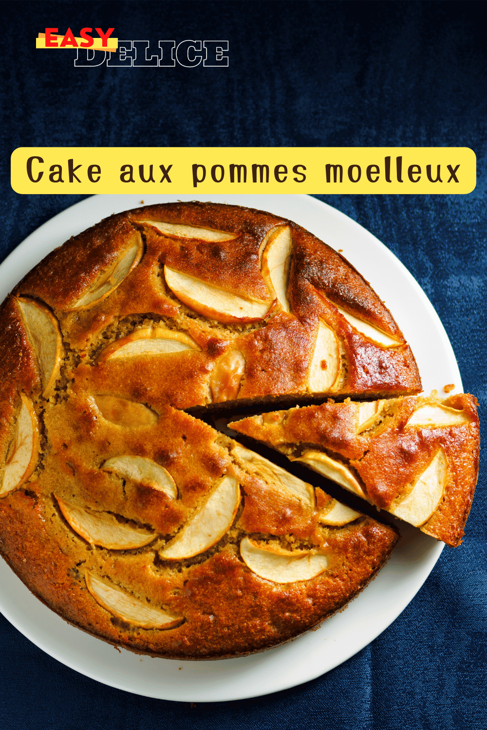 Cake aux pommes moelleux