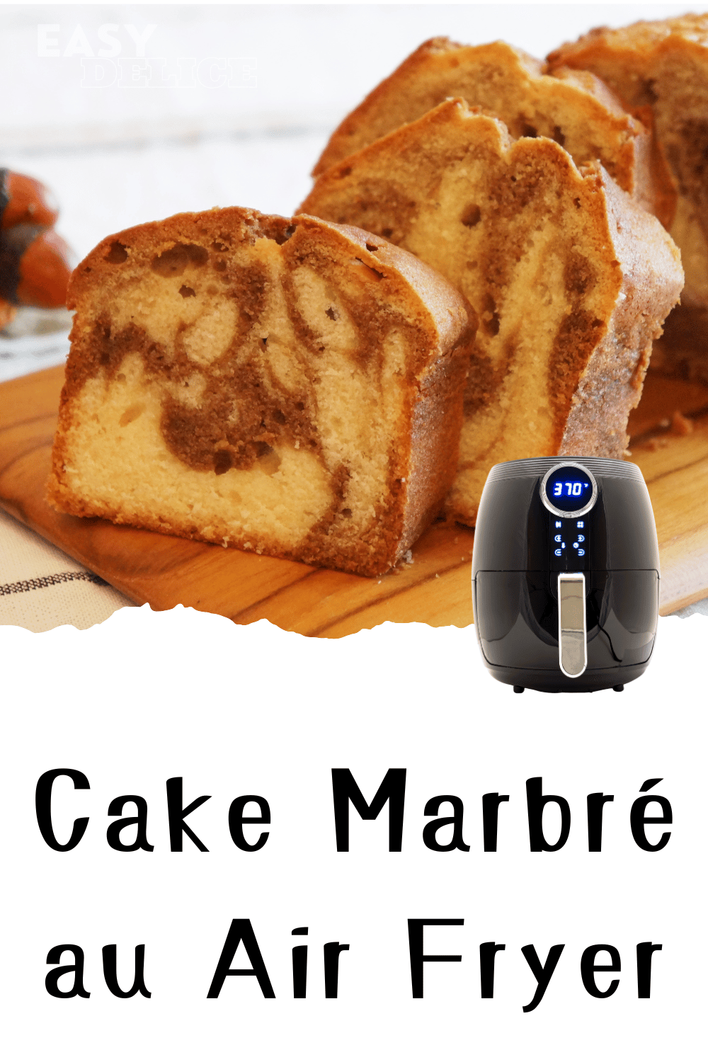 Cake Marbré au Air Fryer