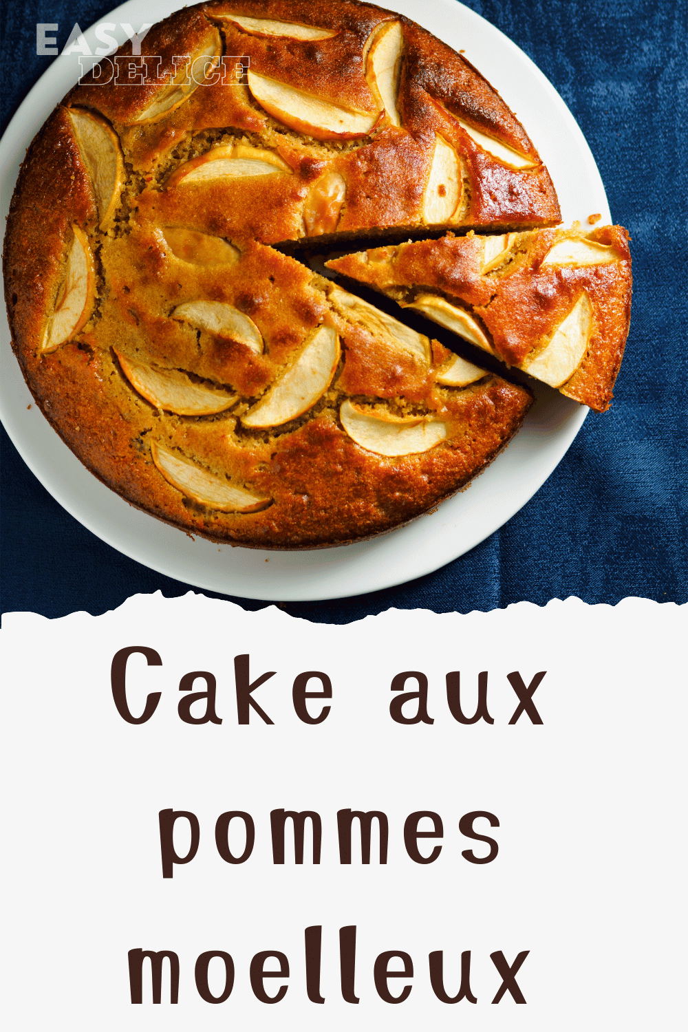 Cake aux pommes moelleux