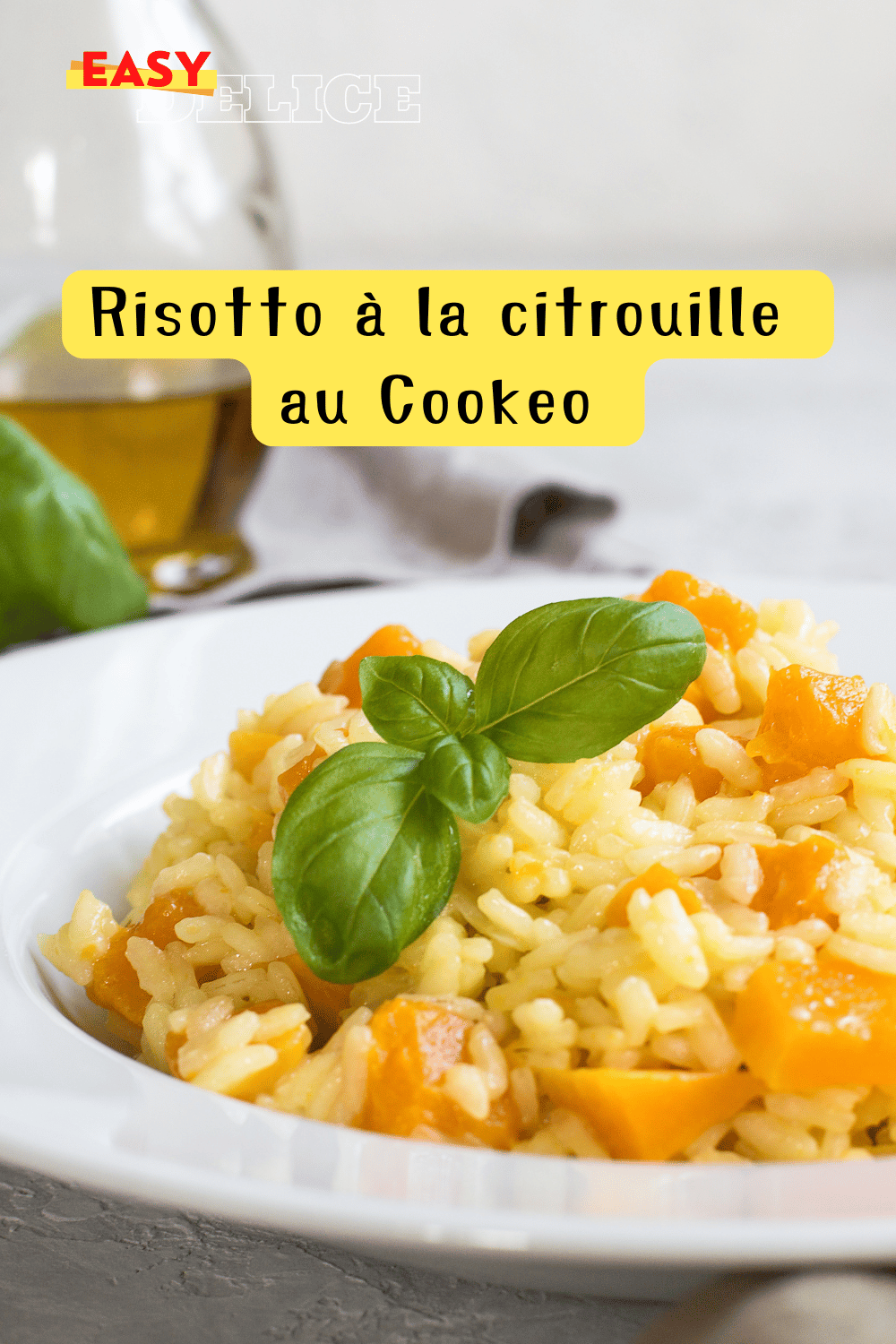 Risotto à la citrouille au Cookeo