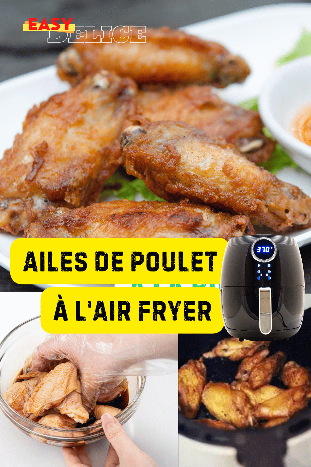 Ailes de Poulet à l'Air Fryer