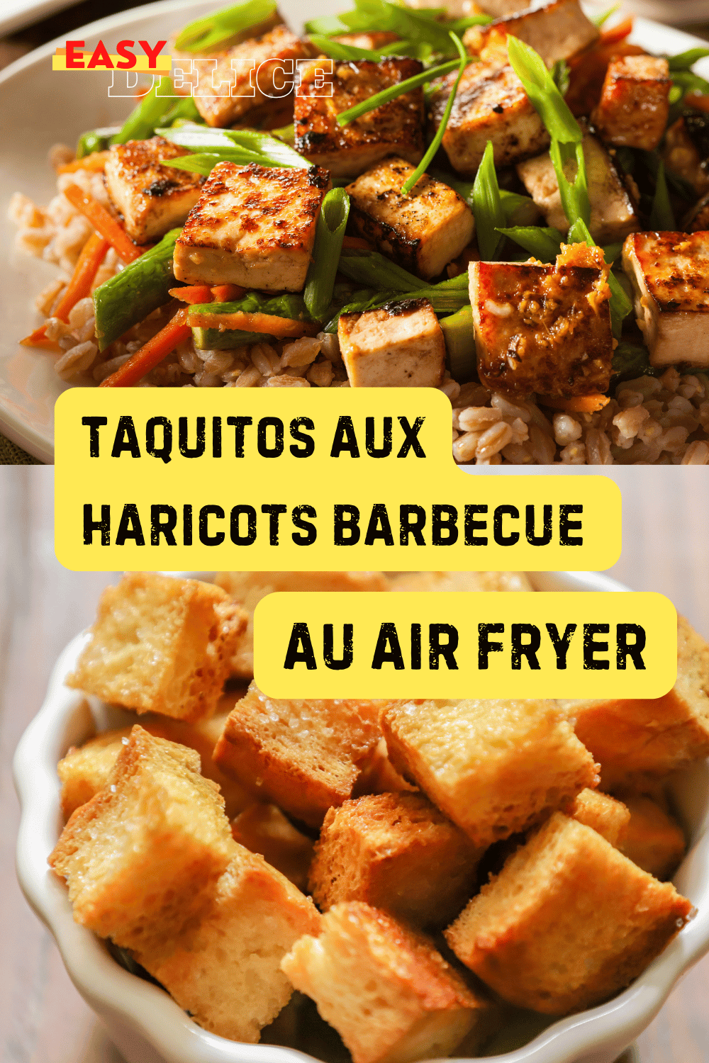 Tofu Général Tao au Air Fryer