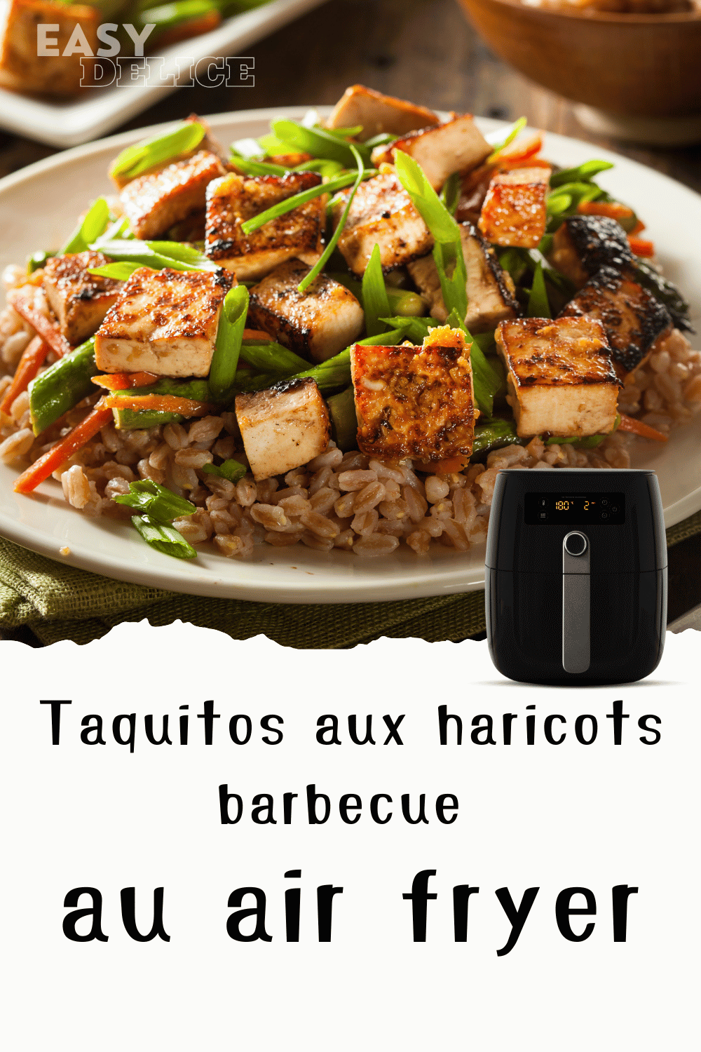 Tofu Général Tao au Air Fryer