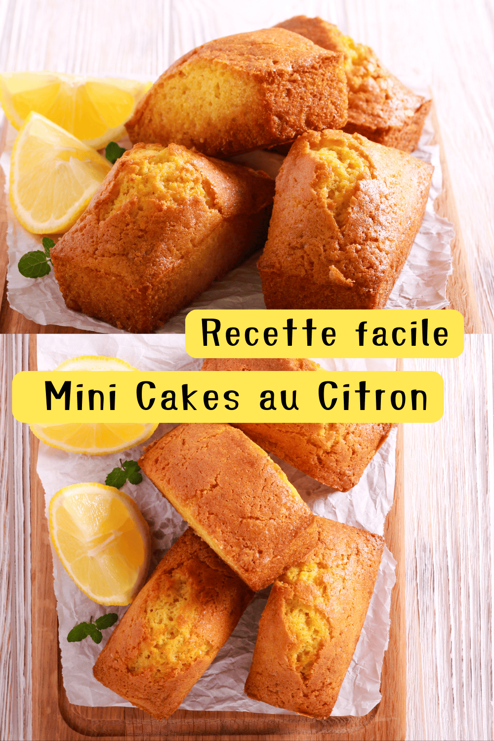 Recette de Mini Cakes au Citron