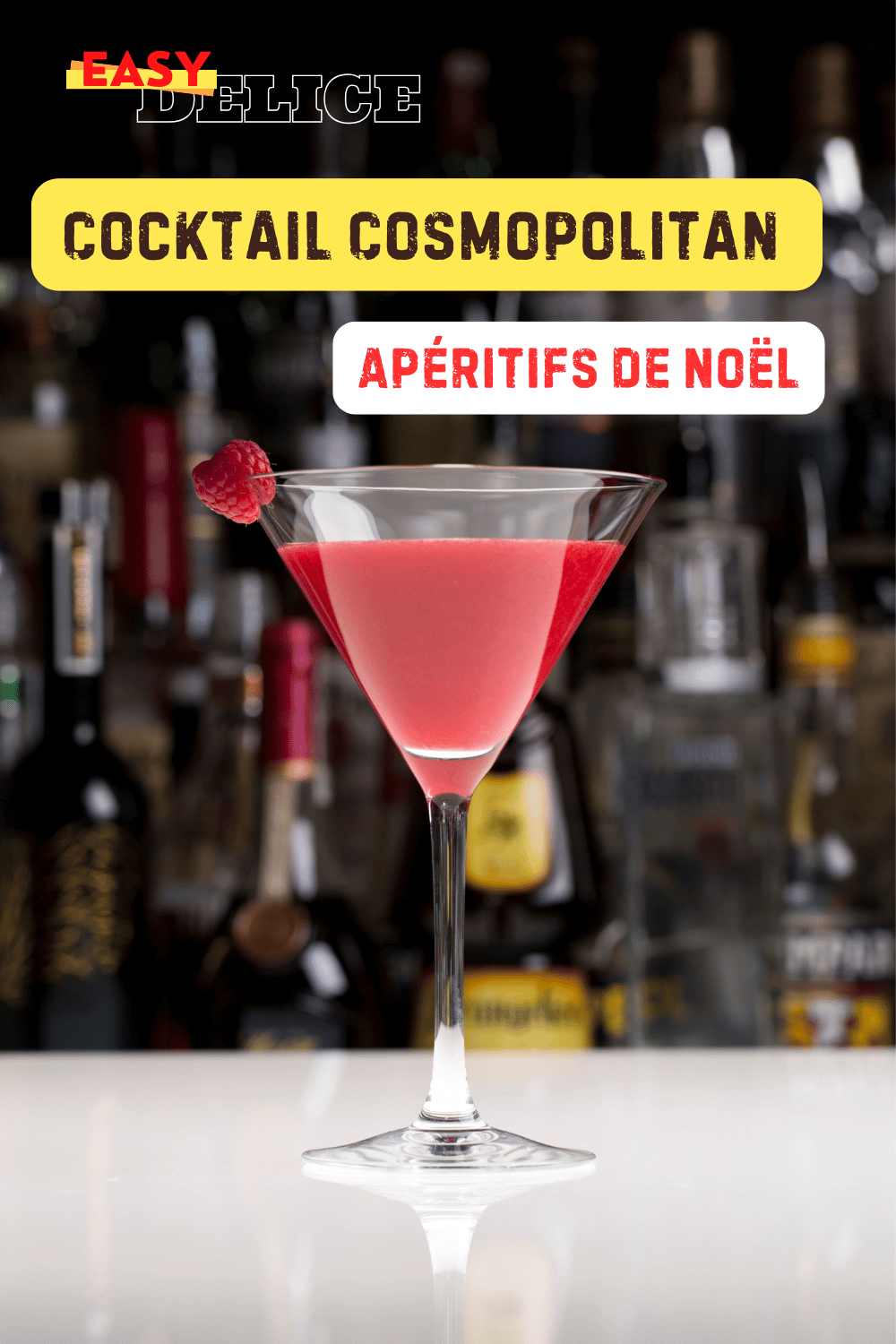 Cocktail Cosmopolitan facile