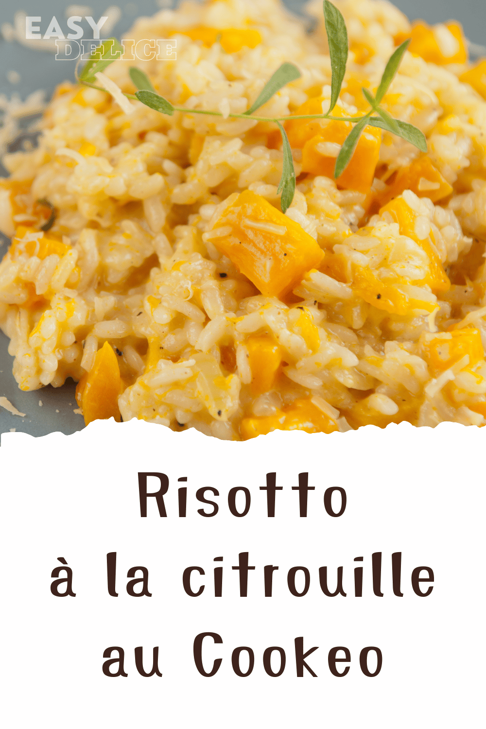 Risotto à la citrouille au Cookeo