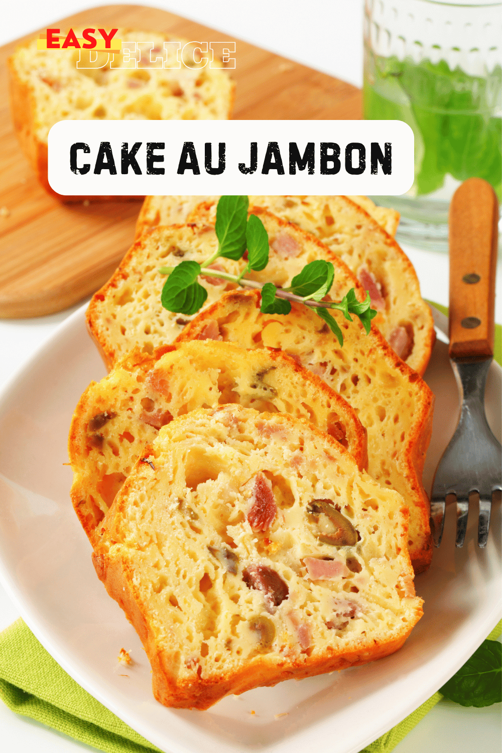 Cake au Jambon : Facile et Idéal pour l'Apéritif
