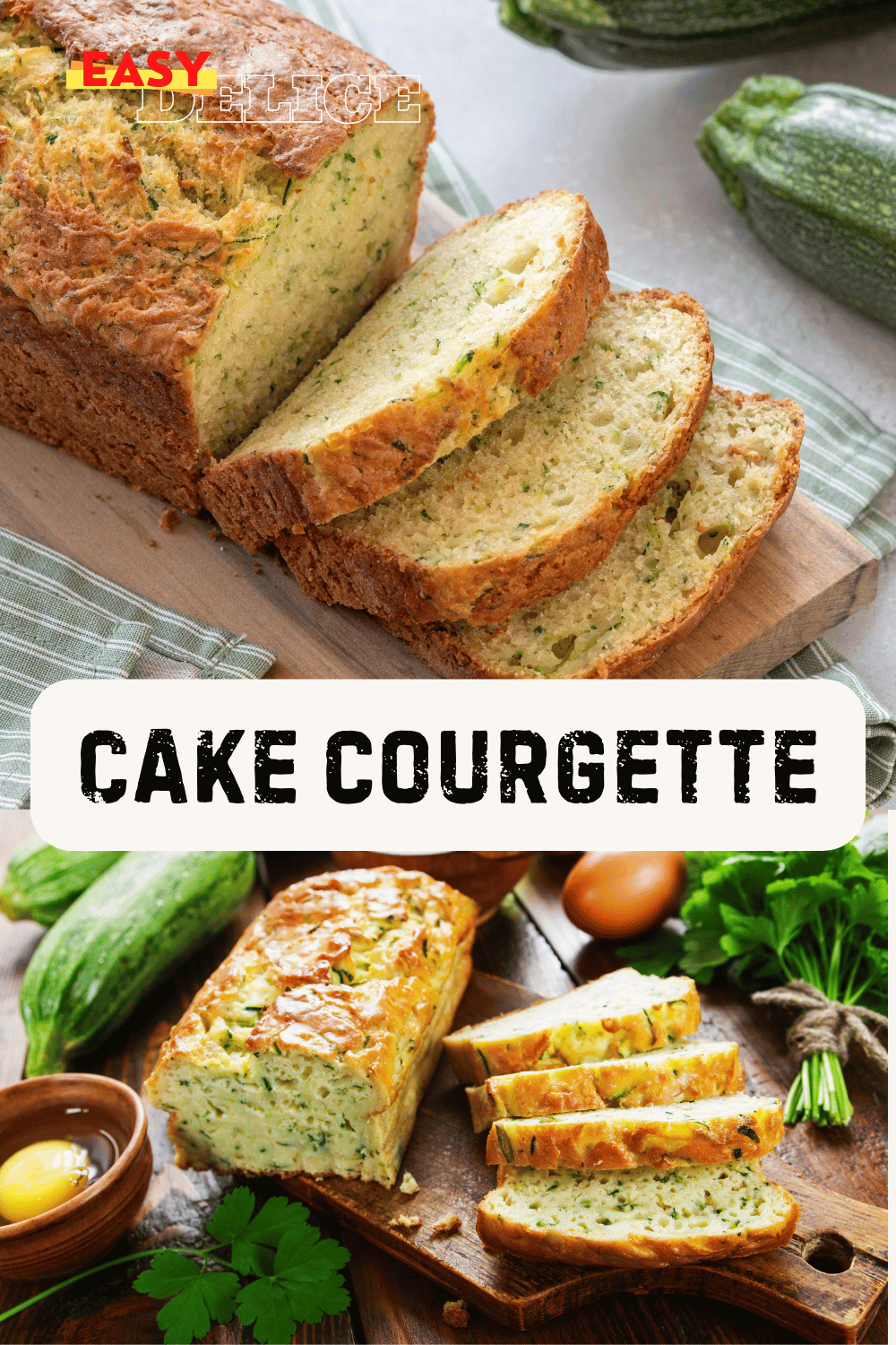 Cake aux Courgettes : Une Recette Moelleuse et Savoureuse