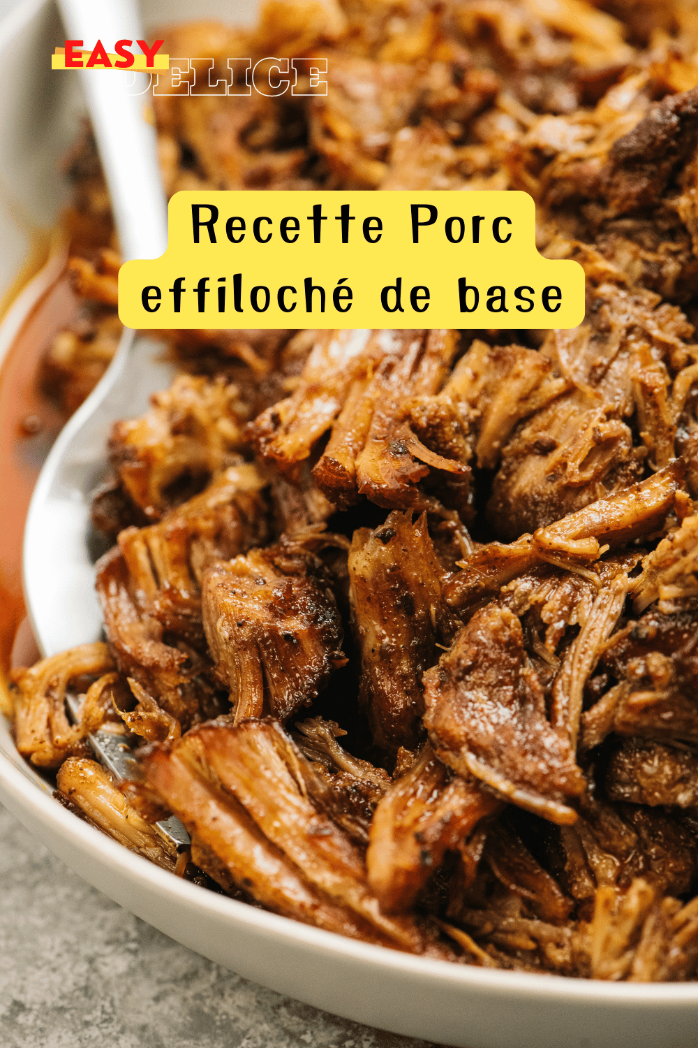 Porc effiloché de base