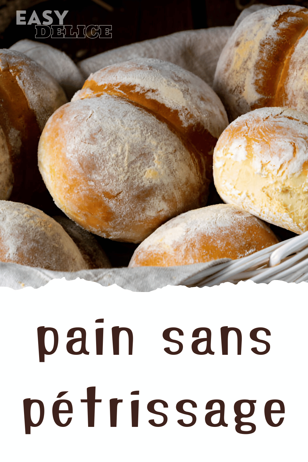 Recette maison pain sans pétrissage