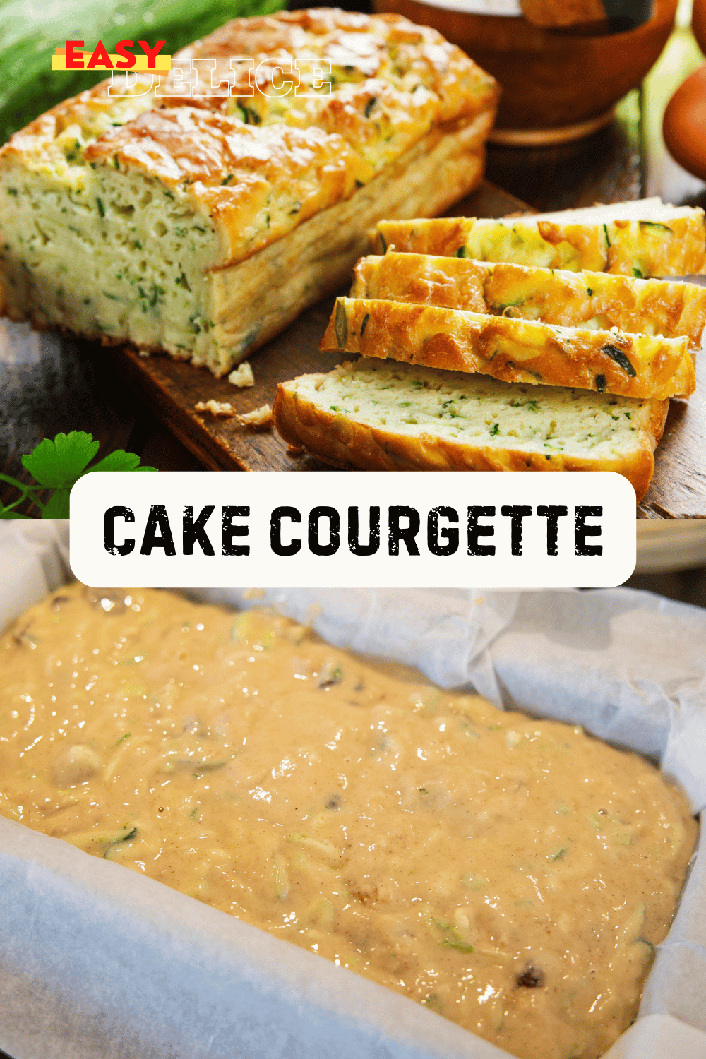 Cake aux Courgettes : Une Recette Moelleuse et Savoureuse