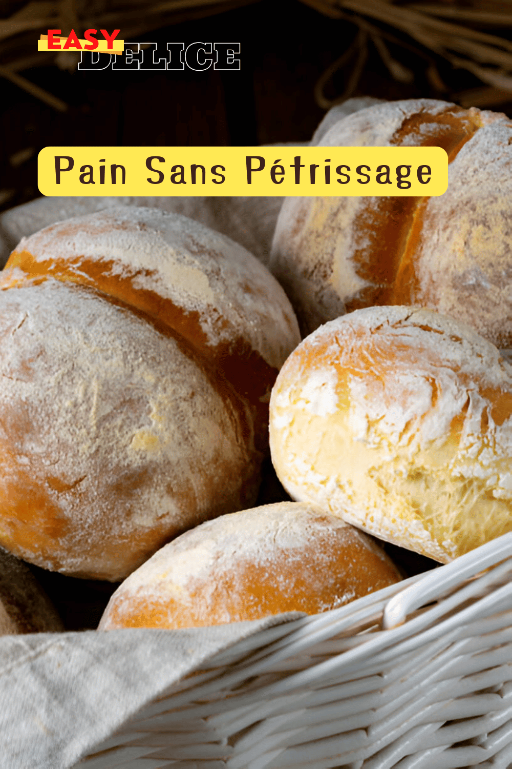 Recette maison pain sans pétrissage