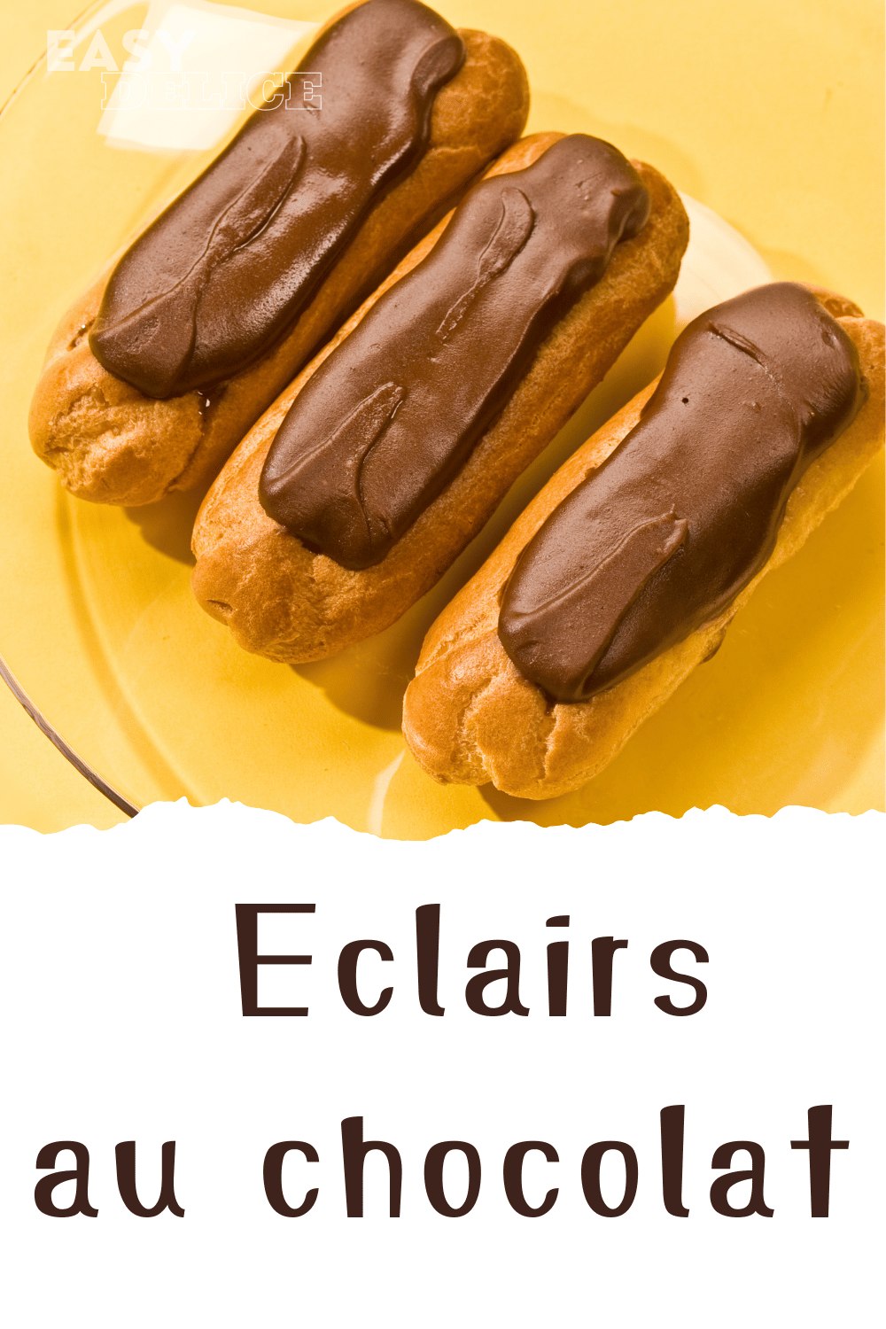 recette Éclairs au chocolat facile