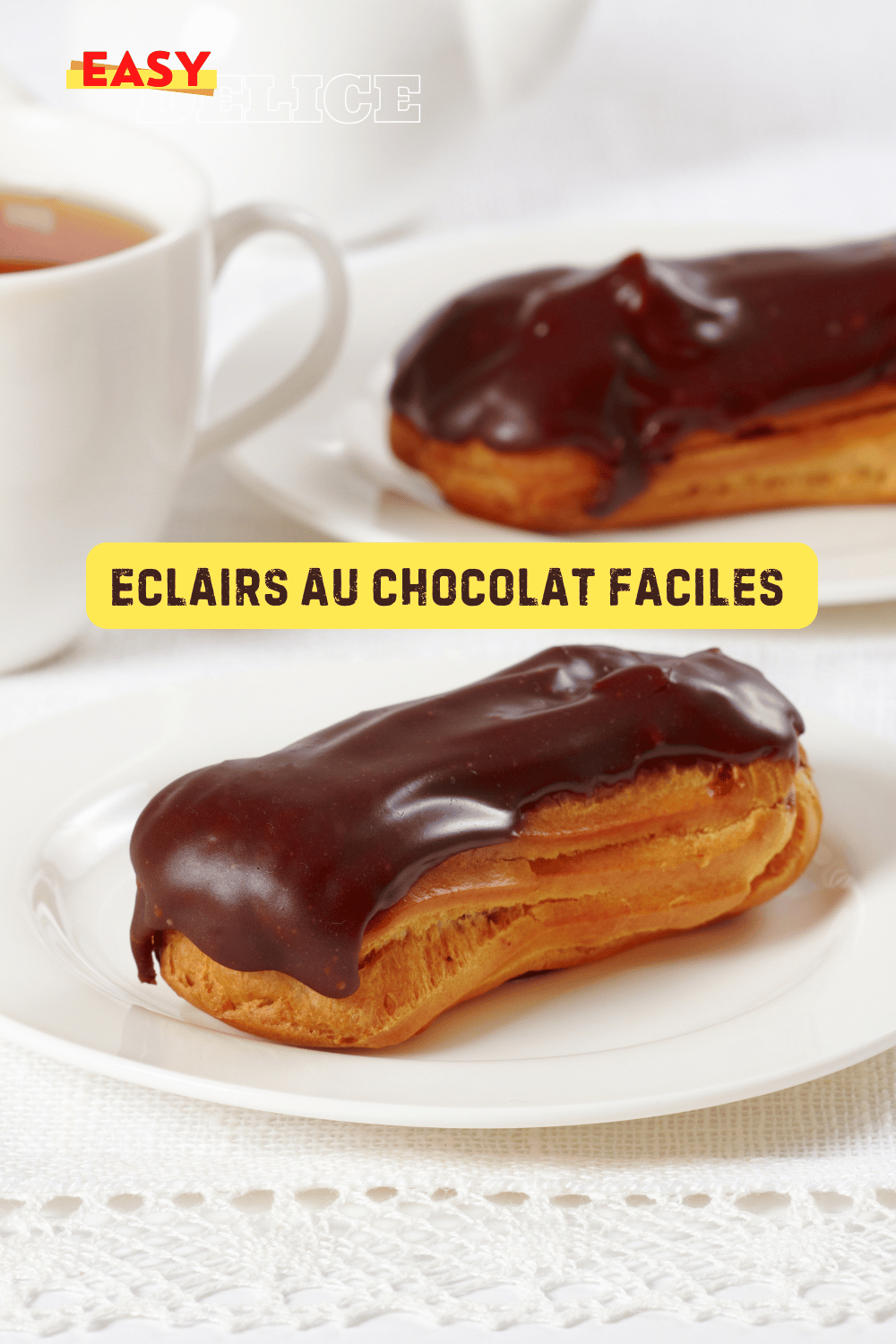 recette Éclairs au chocolat facile