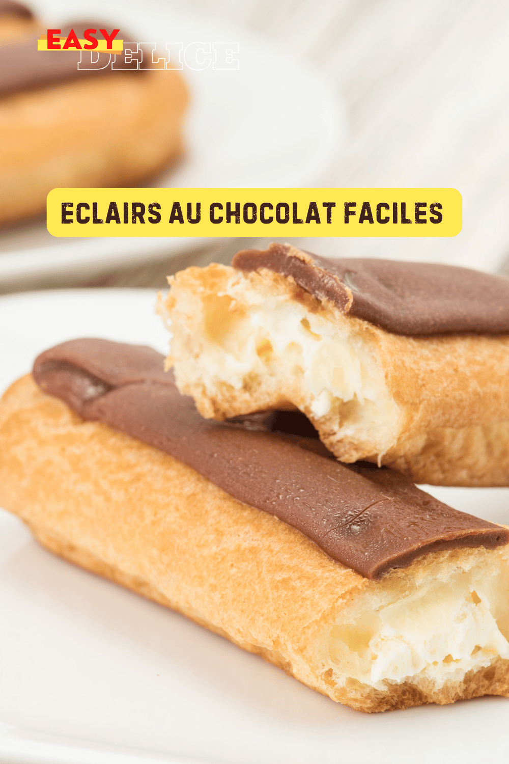 recette Éclairs au chocolat facile