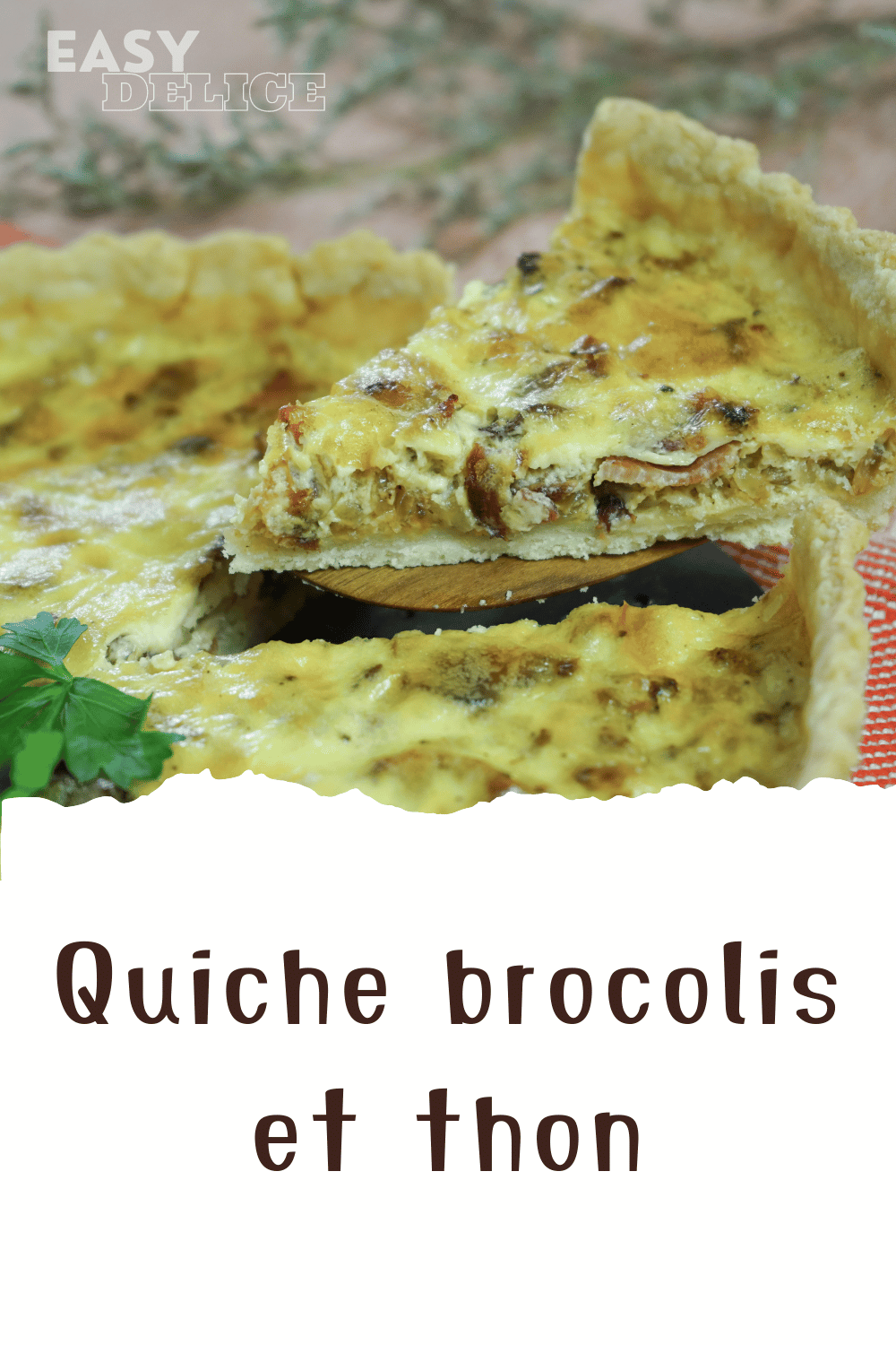 Comment préparer la quiche brocolis et thon
