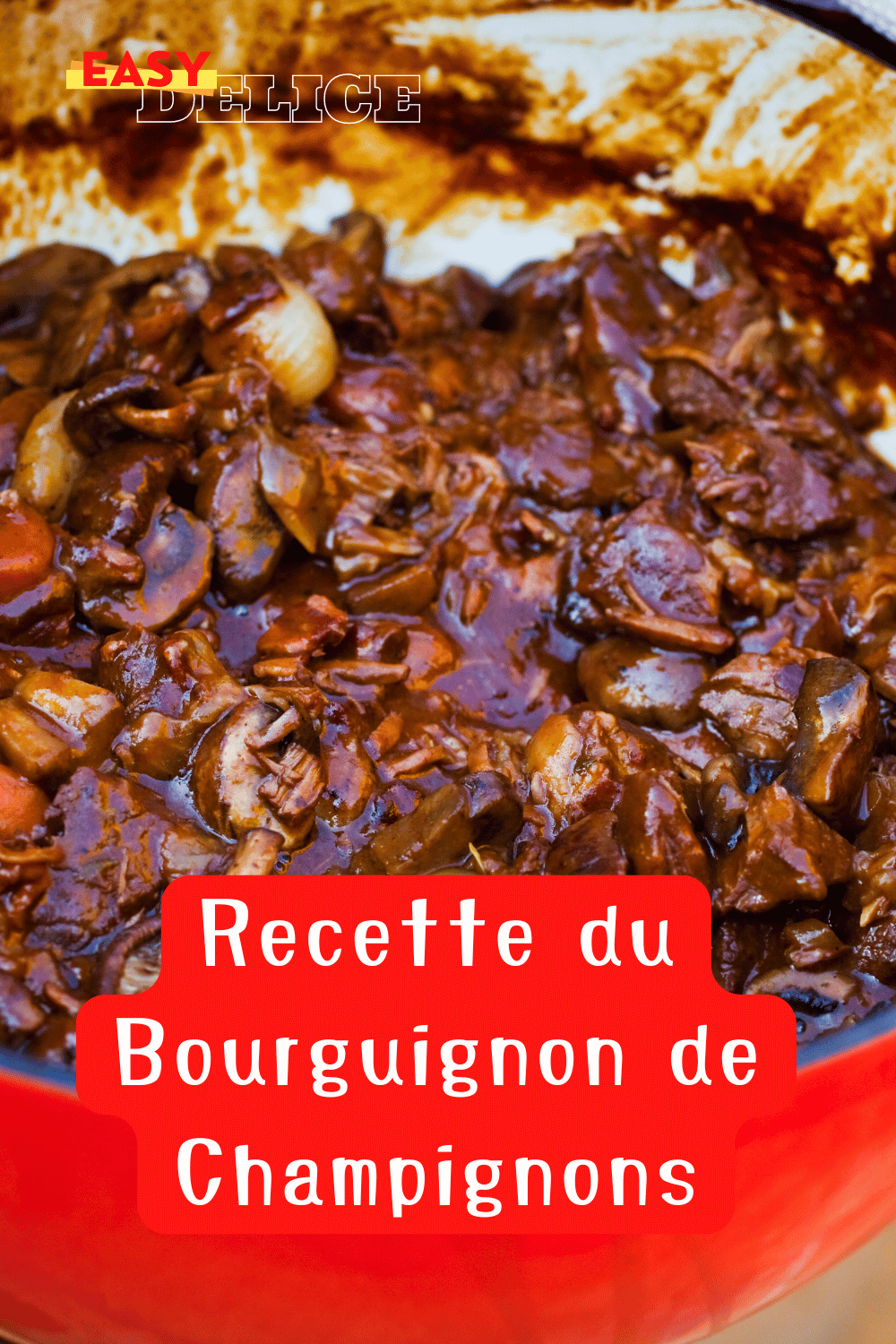 Recette du Bourguignon de Champignons