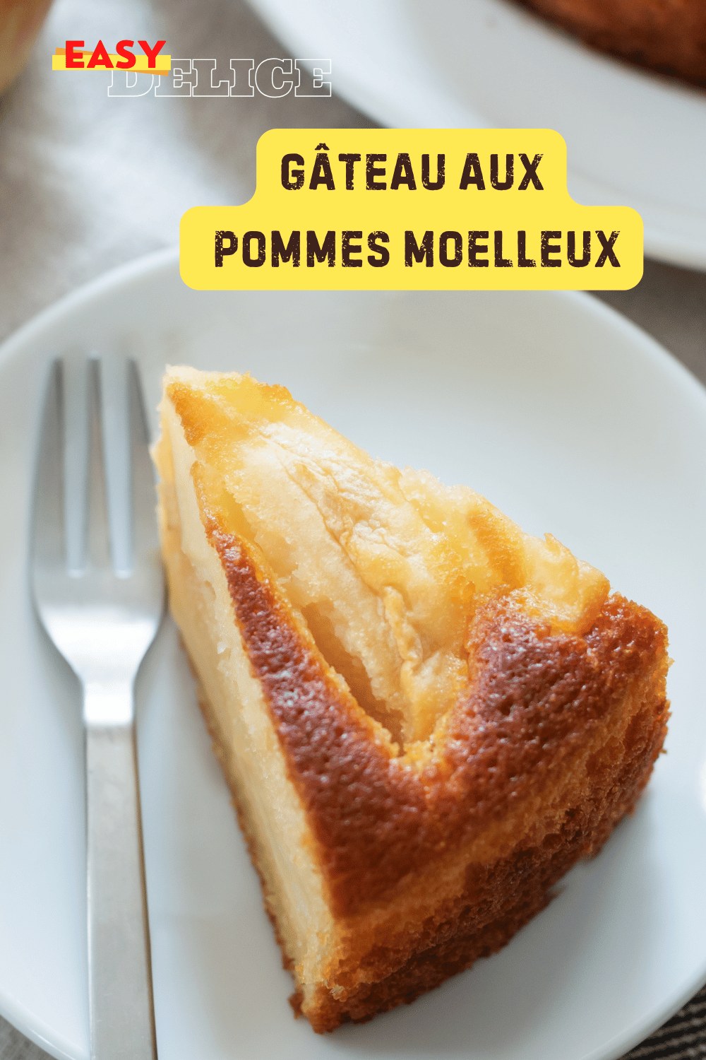 Gâteau aux pommes moelleux et fondant