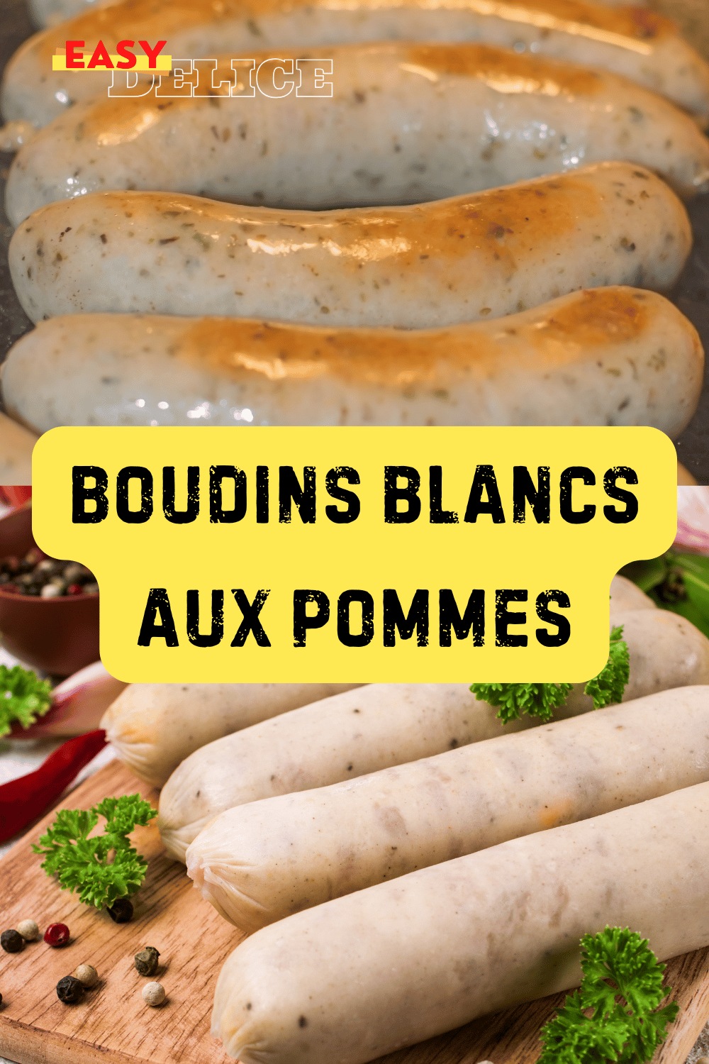 Boudins blancs aux pommes