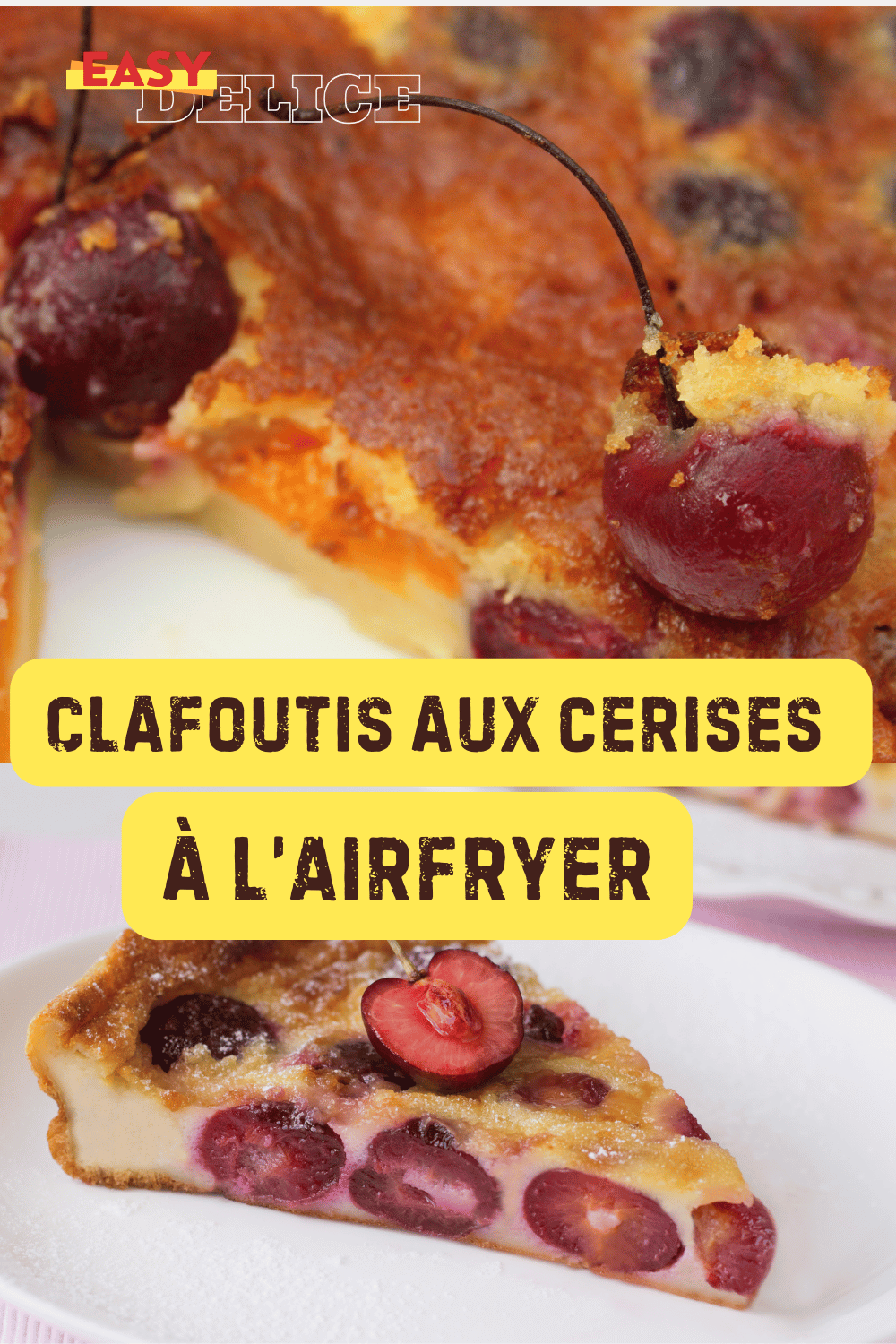 Clafoutis aux cerises à l’Air Fryer