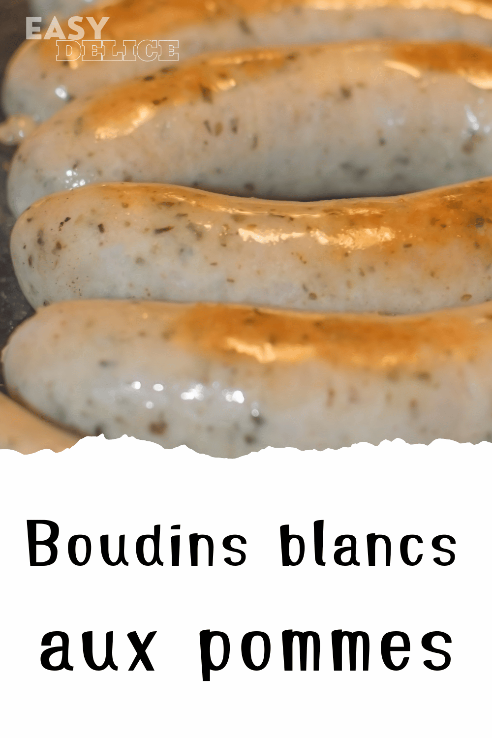 Boudins blancs aux pommes