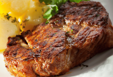 Steaks de porc à l'air fryer