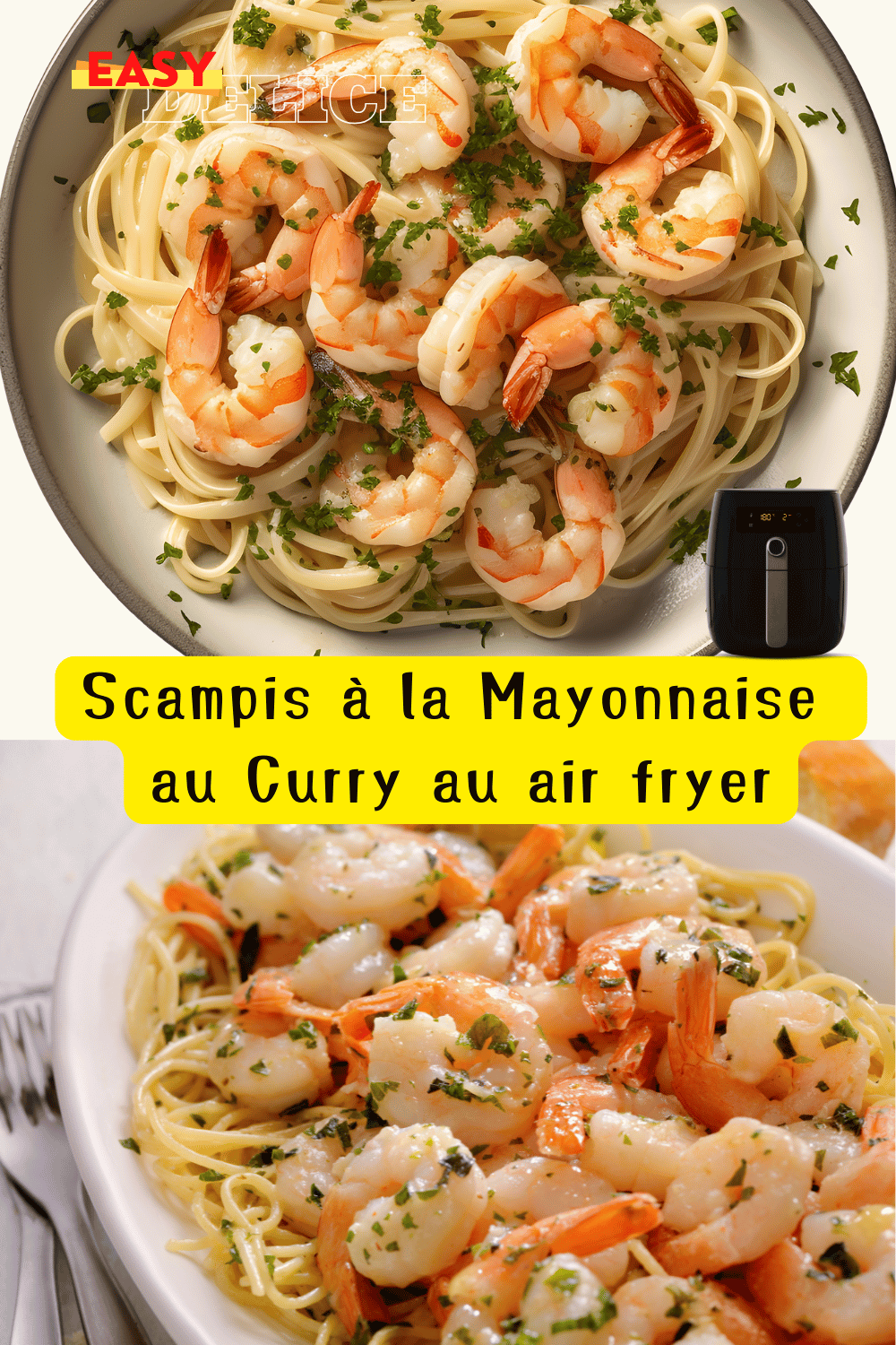 Préparez des scampis à la mayonnaise au curry, une recette rapide et savoureuse pour vos apéritifs maison. Facile et délicieuse!