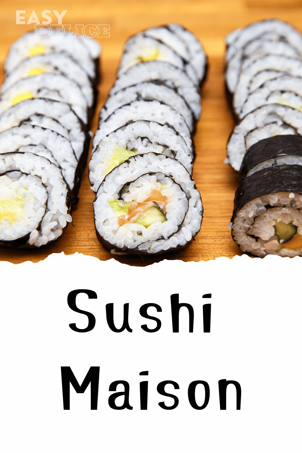 Plateau de sushis maison, avec makis et nigiris, joliment présentés sur une assiette.