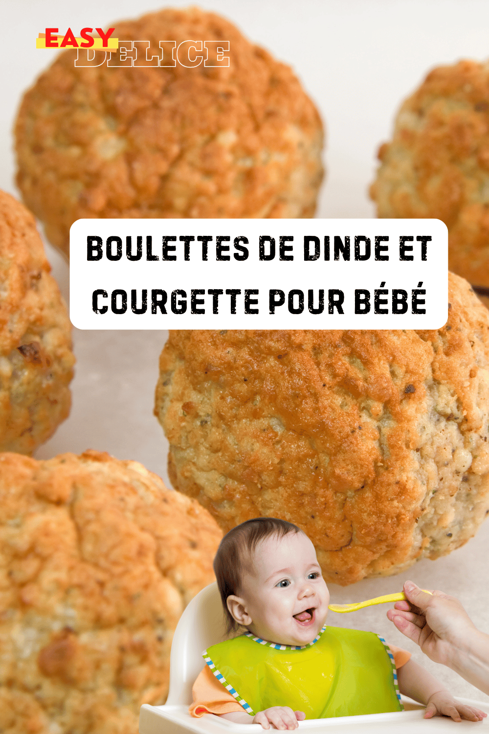 Boulettes de Dinde et Courgette pour Bébé