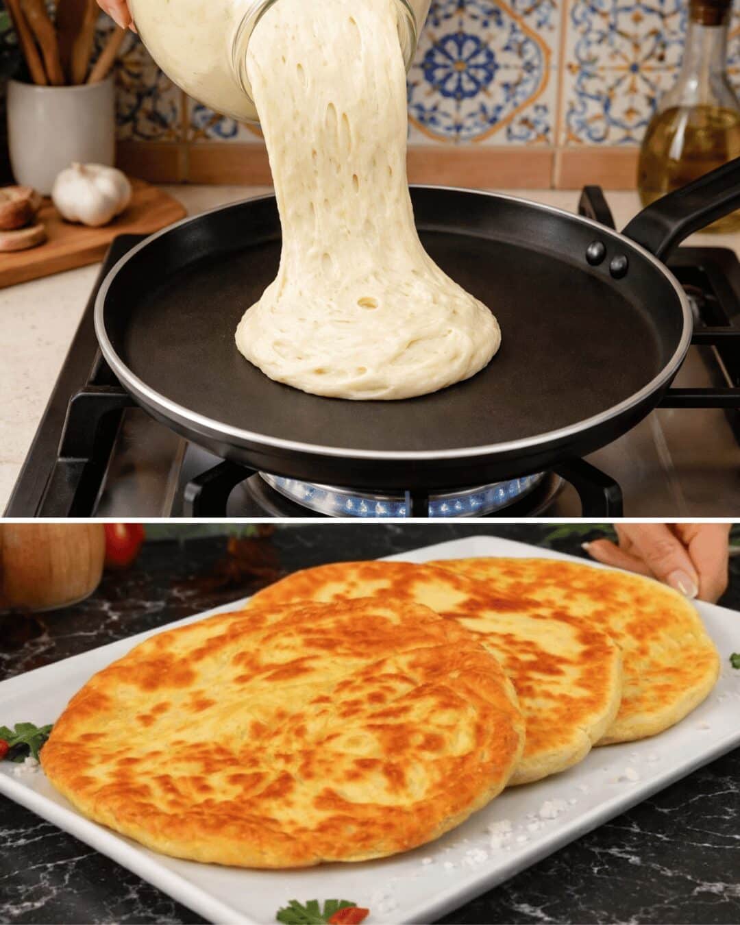 Focaccia Moelleuse à la Poêle (Sans Four)