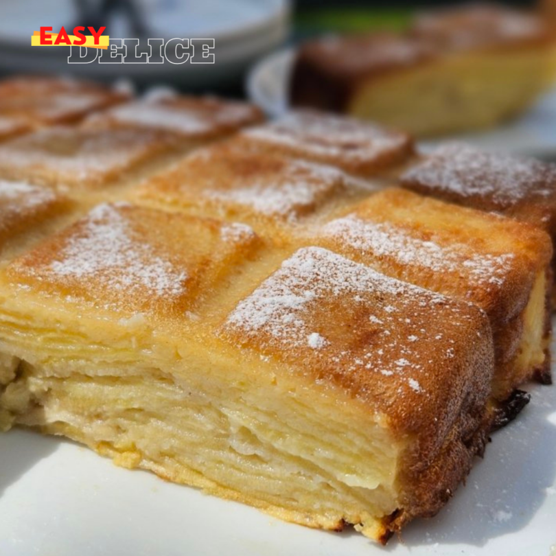 Gâteau invisible aux pommes